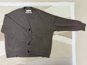 [ 익명 배송 ] 자유구 캐시미어 V넥 가디건 38 브라운