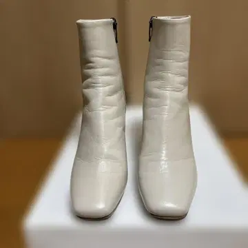 DIANA 스퀘어토 숏부츠 쉬폰 베이지 스무스 22cm