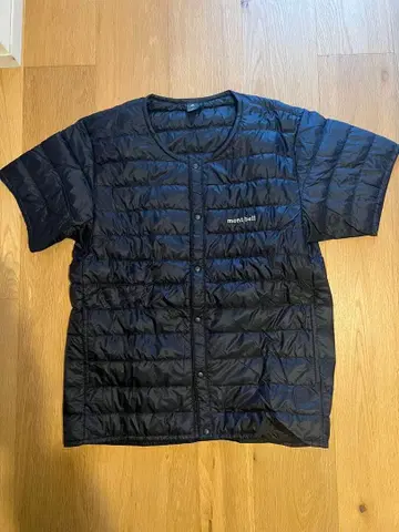 몽벨 mont-bell 반팔 다운 이너 블랙 M