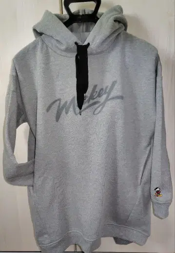 Mickey 그레이 후드 부착 후드티 그레이 OZOC 새상품 택