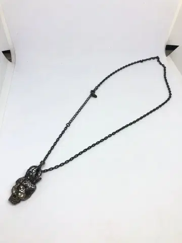 아르테미스 클래식 SV925 해골 크라운 목걸이