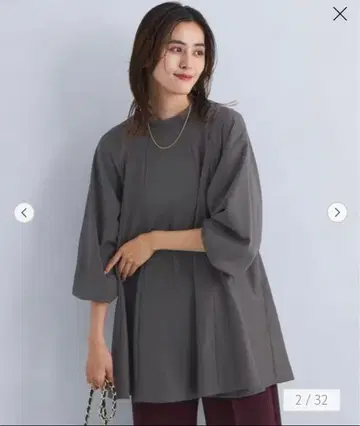 그린 라벨 릴랙싱 튜닉 블라우스