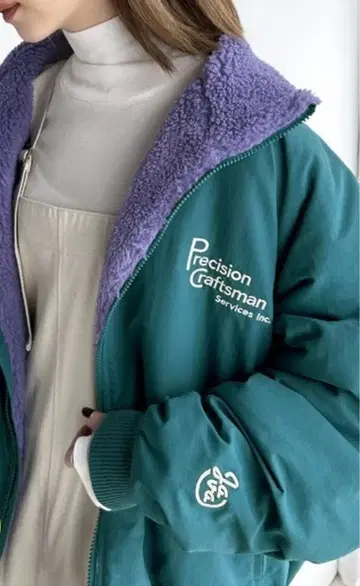 완판템 classical Elf 나일론 보아 블루종