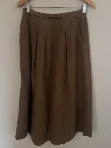 파드칼레 벨트 포함 스커트 코튼 허리밴딩 36