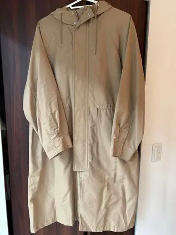 JOURNAL STANDARD 후드 부착 롱 코트 베이지