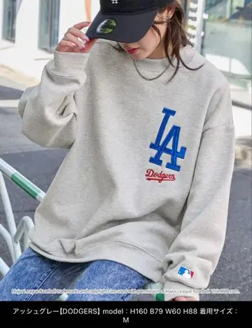 새상품 미사용 로스앤젤레스 다저스 맨투맨 남성용 여성용 겸용
