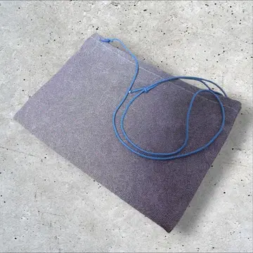 하나뿐인 아메카지/뉴스 페이퍼 백 스타일 심플 사코슈 그레이 화이트