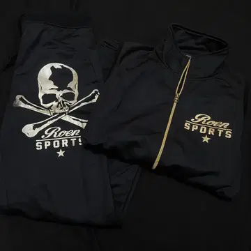 Roen SPORTS 저리 셋업 금 해골
