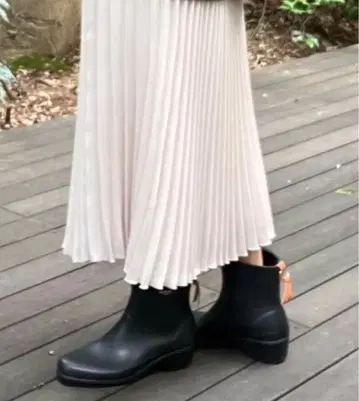 AIGLE 블랙 레인부츠 36 사이즈