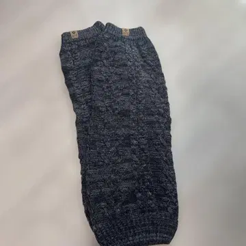 새상품급 몽벨 케이블 니트 레그 워머 그레이