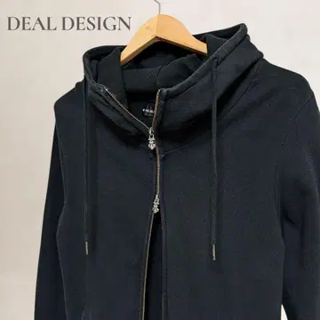 DEAL DESGIN 태그 지퍼 후드티 딜 디자인