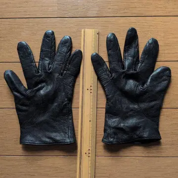 가죽제 블랙 장갑 S 사이즈