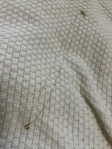 골드 물방울 펜던트 목걸이