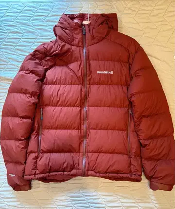 라이트 알파인 다운 후드티 Men's XL 레드