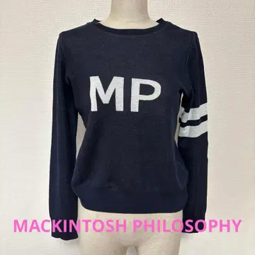 [ MACKINTOSH PHILOSOPHY ] 얇은 소재 니트 상의