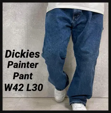 디키즈 페인터 팬츠 블루 데님 청바지 빅사이즈 W42 L30