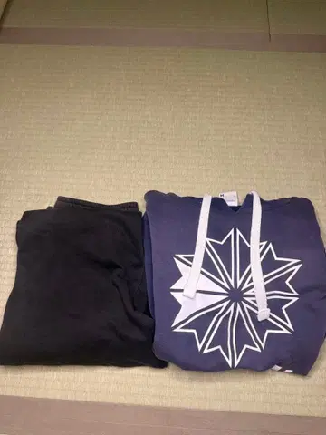 리복 네이비 후드티 M 사이즈 셋업