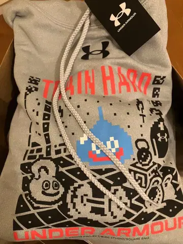 새상품 언더아머 드래곤 퀘스트 후드티 XL