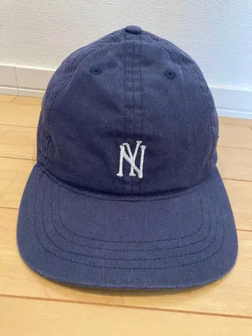 쿠퍼스타운 네이비 자수 로고 야구 모자