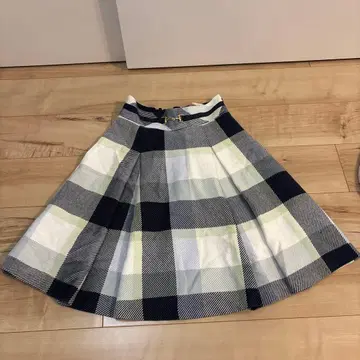 BLUE LABEL CRESTBRIDGE 체크 플레어 스커트 36