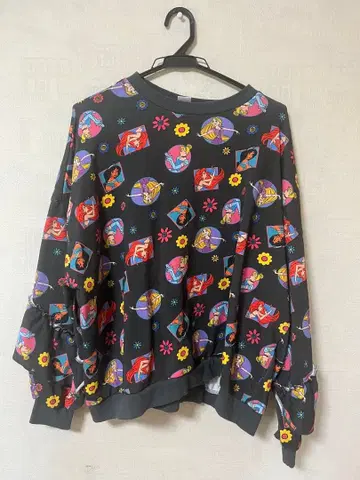 디즈니 프린세스 프린트 트레이닝복 L 사이즈