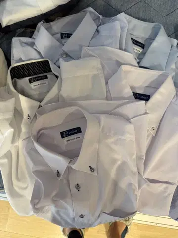 남성용 포멀 셔츠 긴팔 3개, 반팔 2개 세트