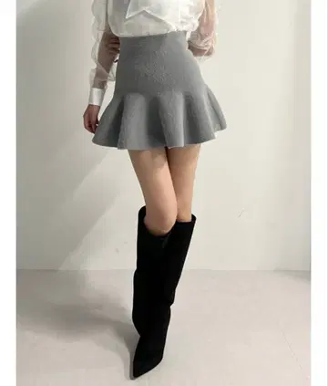 Darich 하이웨스트 니트 미니 스커트