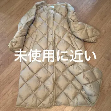 URBAN RESEARCH DOORS 다운 자켓 롱 베이지