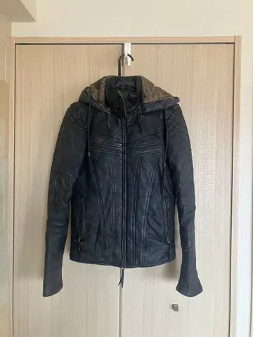 14th Addiction 양가죽 라이더 가죽 자켓 LGB