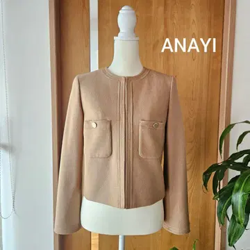 ANAYI 노카라 자켓 카멜 새상품급