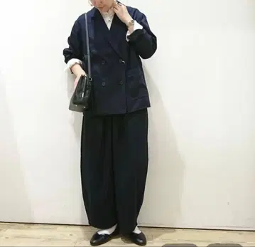 택 포함 새상품 days 더블 자켓 네이비