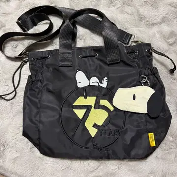 [ 새상품급 ] PEANUTS 75주년 스누피 2WAY 복조리 토트