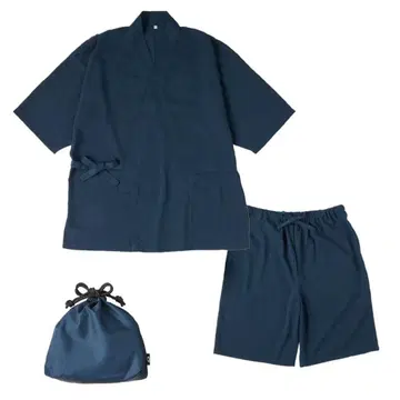 L 사이즈 워크맨 릴랙스 진베이 네이비 네이비 컬러