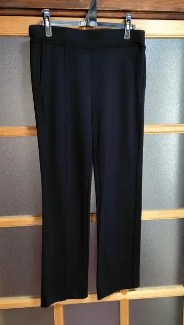 두클라쎄 스트레치 서모 스트레이트 팬츠 블랙 13호