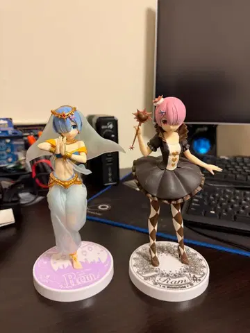 렘 & 람 피규어 세트