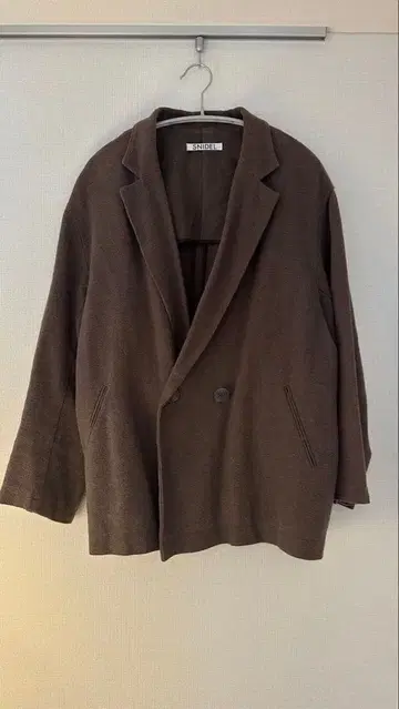 SNIDEL 다크 브라운 테일러드 자켓 ONE SIZE