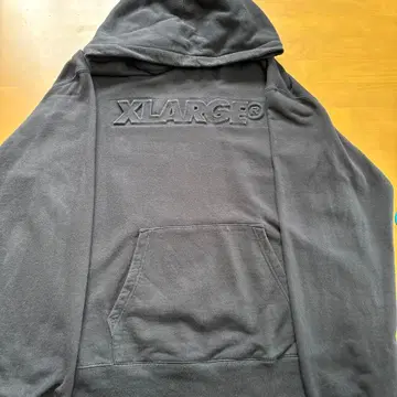 XLARGE 블랙 후드티 M 사이즈