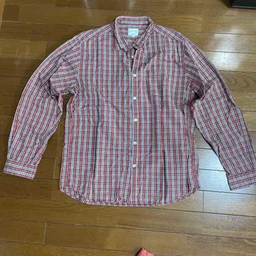 have a good day 체크 무늬 긴팔 셔츠