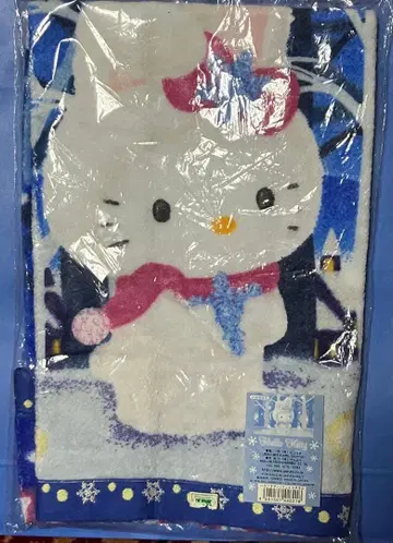 키티 페이스 타월 눈토끼 지역 한정 홋카이도 한정 산리오 레트로
