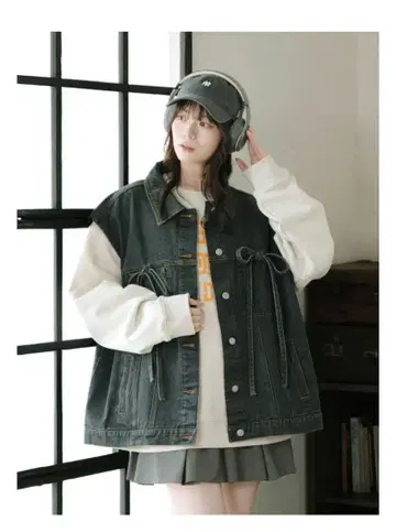 mero boutique 리본 데님 베스트