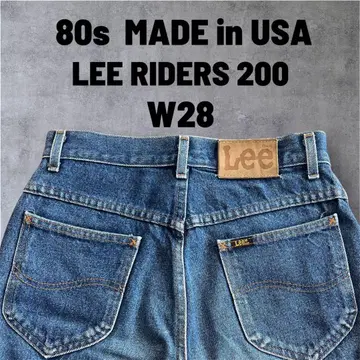 80s USA Lee RIDERS 200 실측치수 W28 L31
