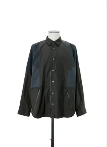 sacai 25ss Poplin x Taslan Nylon Shirt