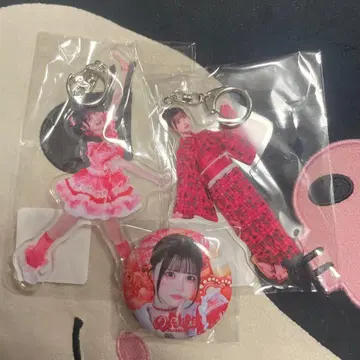 iLIFE! 무도관 복권 코코하나 리리 아크릴 키링 캔뱃지 세트