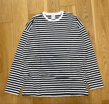 MISTER GENTLEMAN 보더 긴팔 티셔츠 L