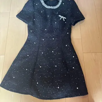 쥬얼스 Jewels 트위드 A라인 원피스