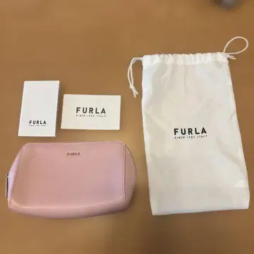 FURLA 핑크 파우치 수납 가방 포함