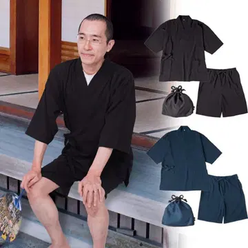 L 사이즈 워크맨 릴랙스 진베이 블랙