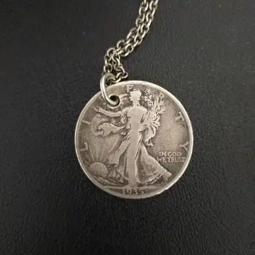레어 1935년 워킹 리버티 코인 목걸이
