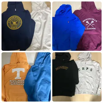 남성용 맨투맨 후드티 묶음 판매 ( M L XL )