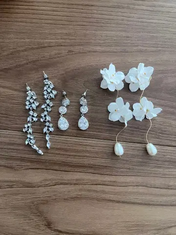 브라이덜 액세서리 귀걸이